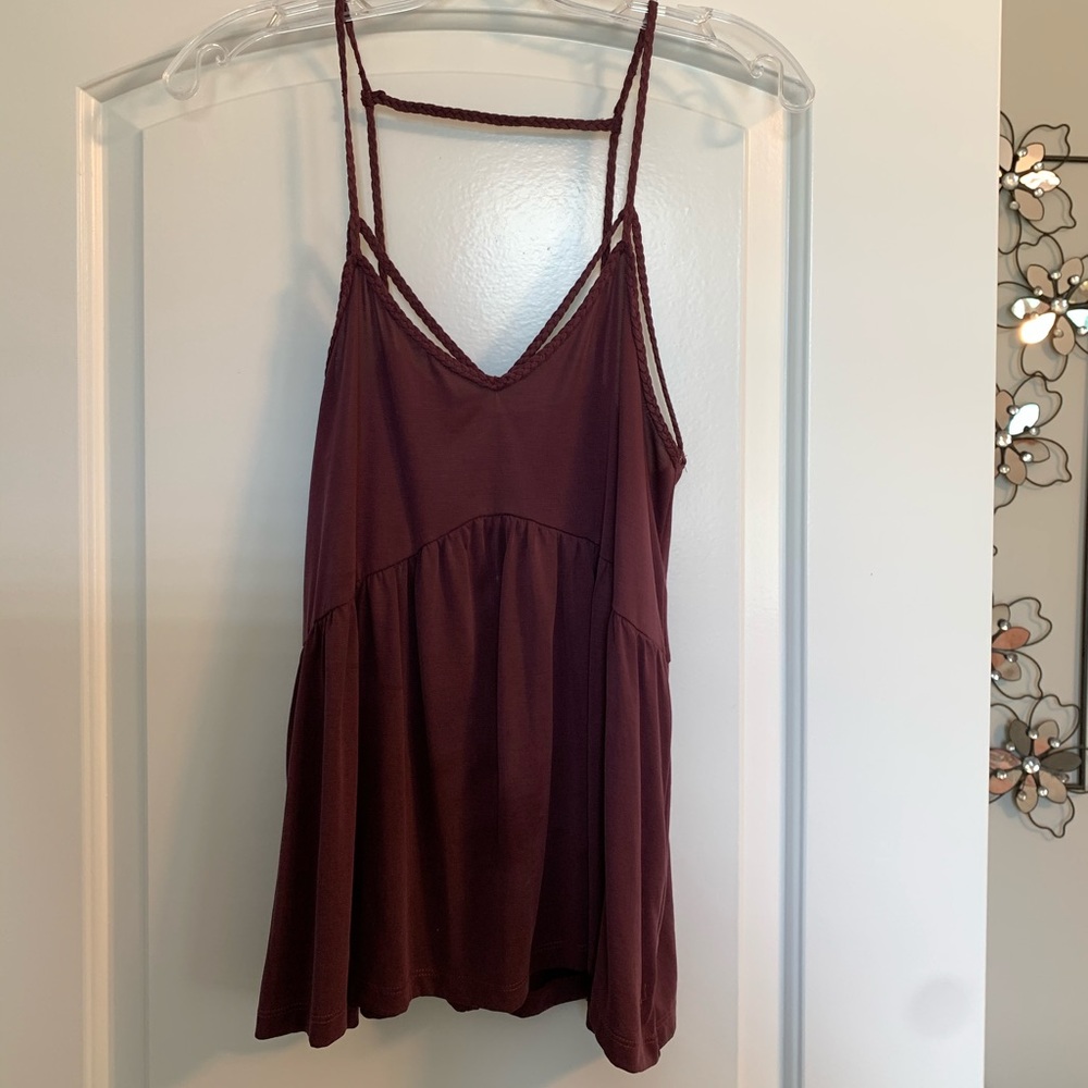 Criss cross tank top